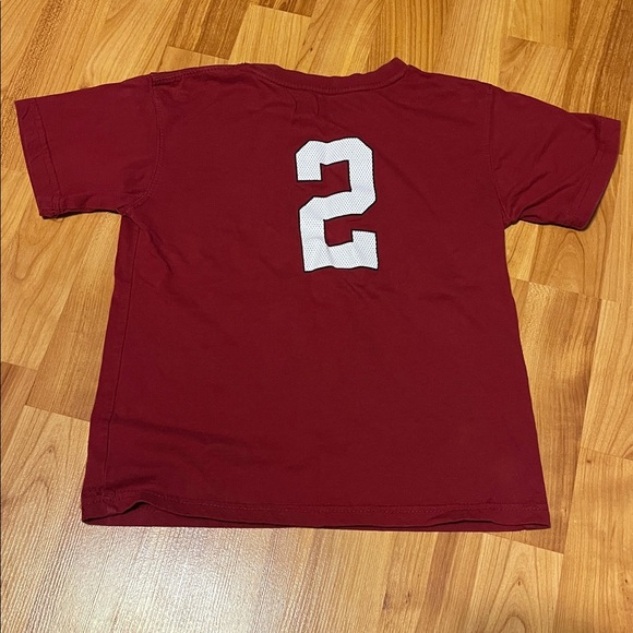 Nike Kids Red Indiana Tee - size 7 - Picture 3 of 5
